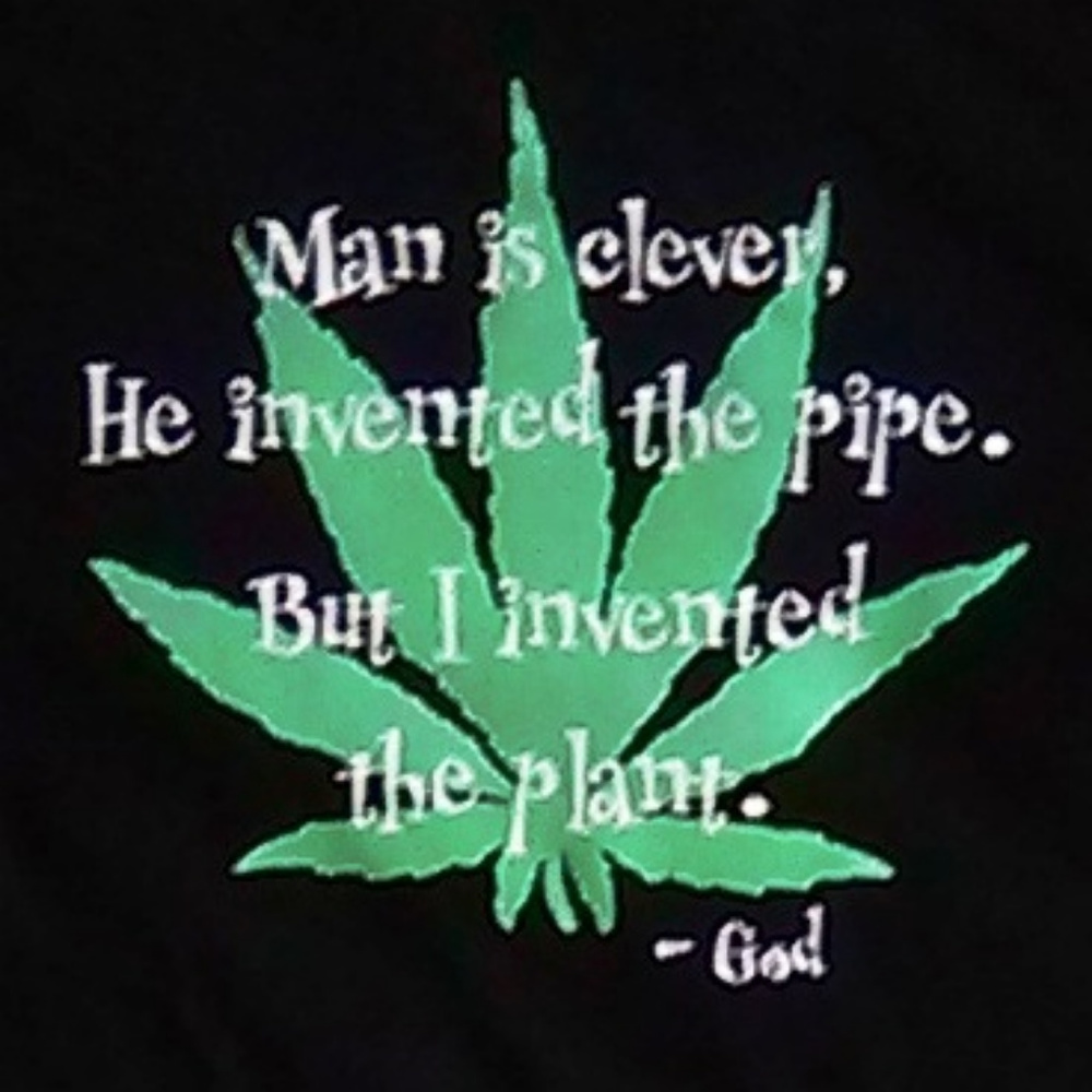 "Man is clever, he invented the pipe...." T-Shirt